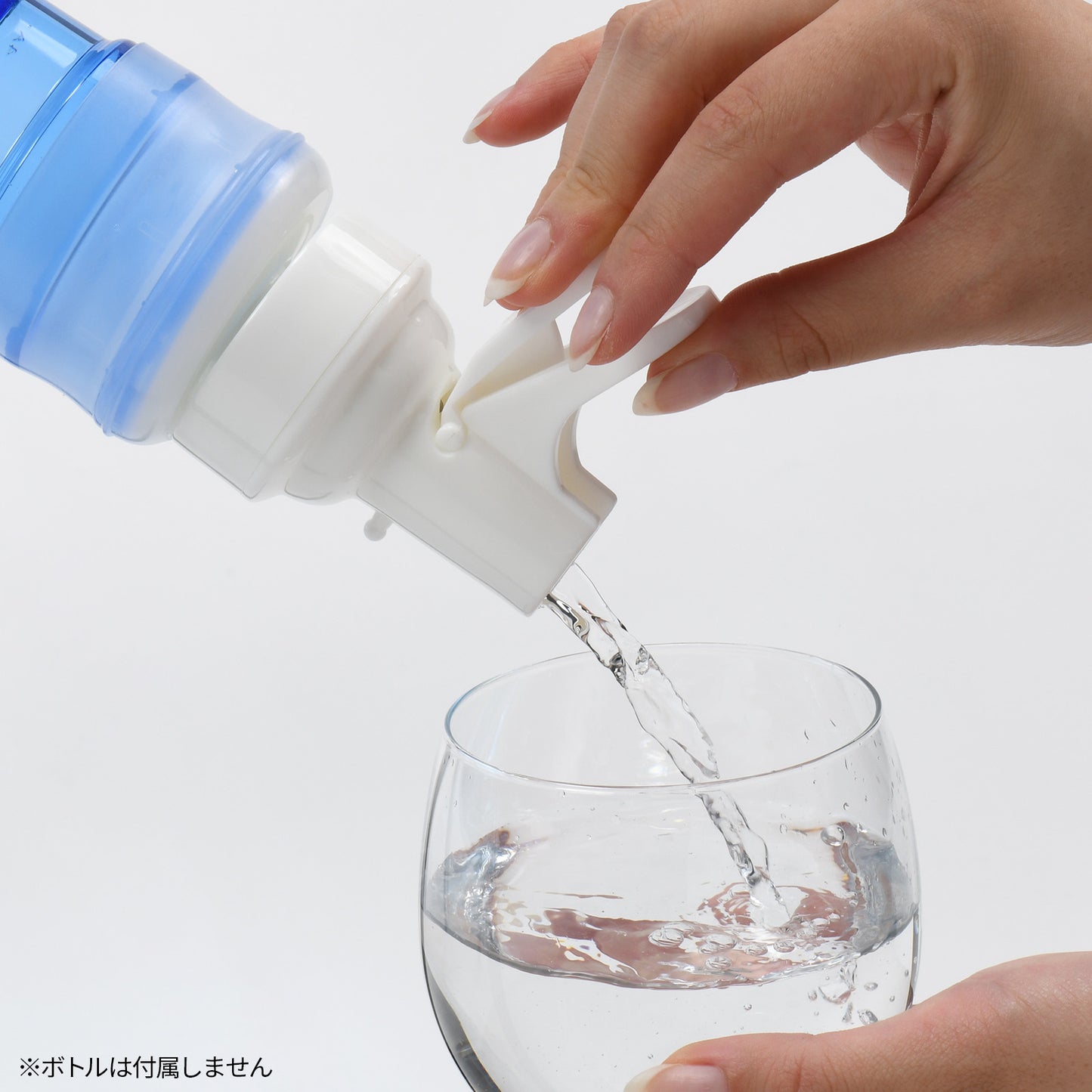 スチール製 卓上 ウォーターボトルスタンド｜国産 防錆仕上げ 水ボトルが常温ウォーターサーバーに変身